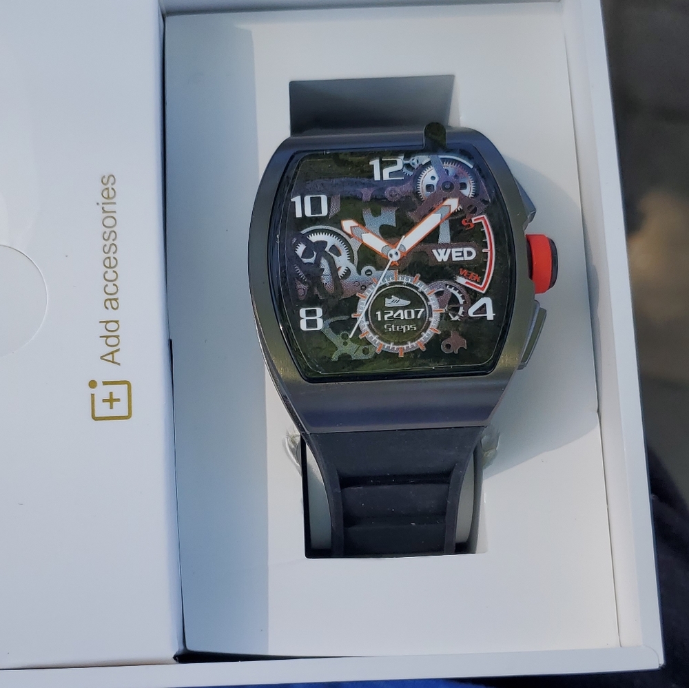 Smart watch for Andriod Phones, with heart rate, blood pressure, IP68 Waterproof